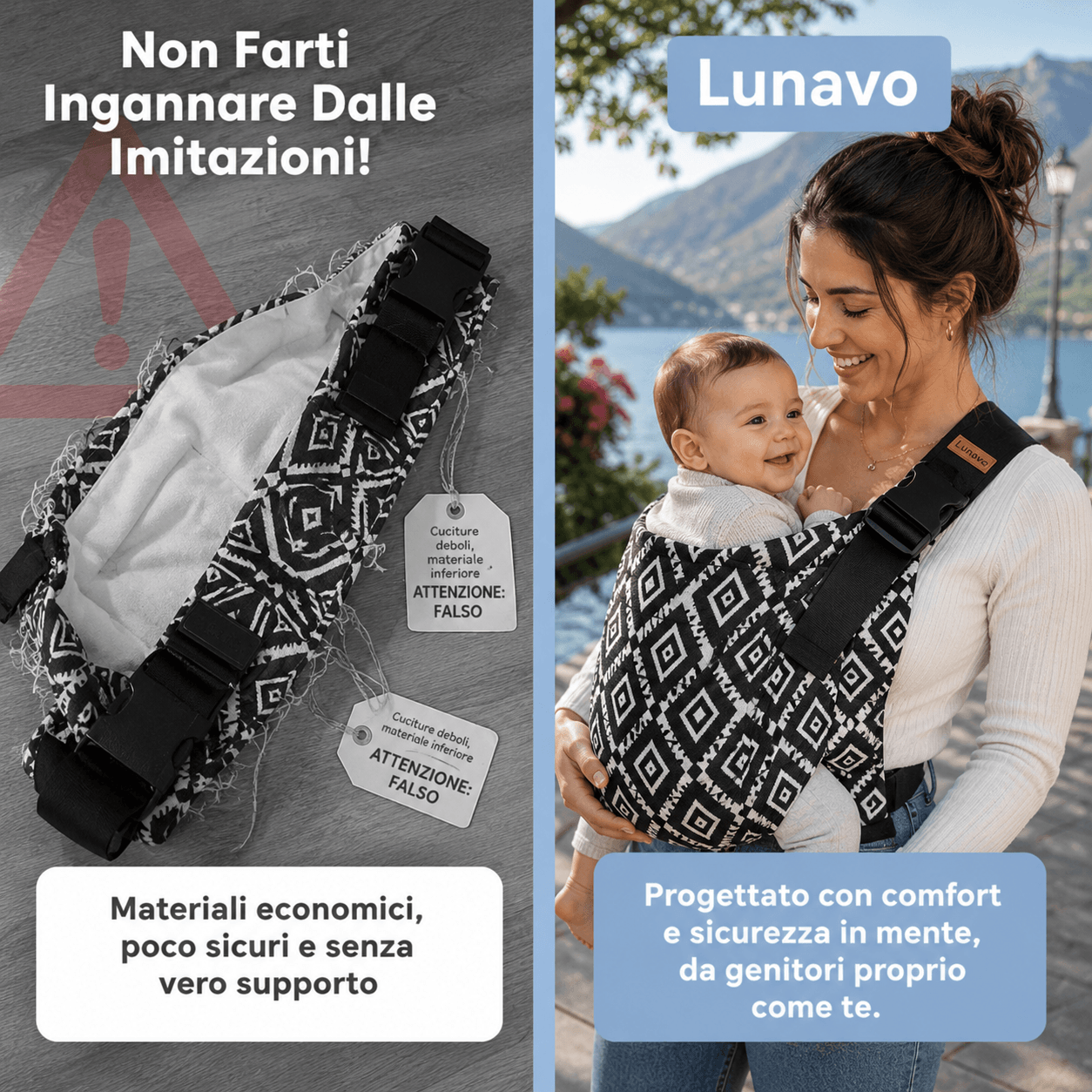Lunavo Fascia Porta Bebè