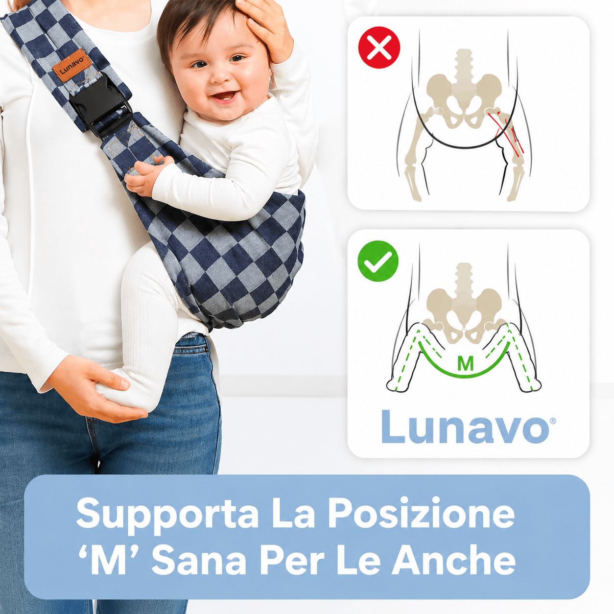 Lunavo Fascia Porta Bebè
